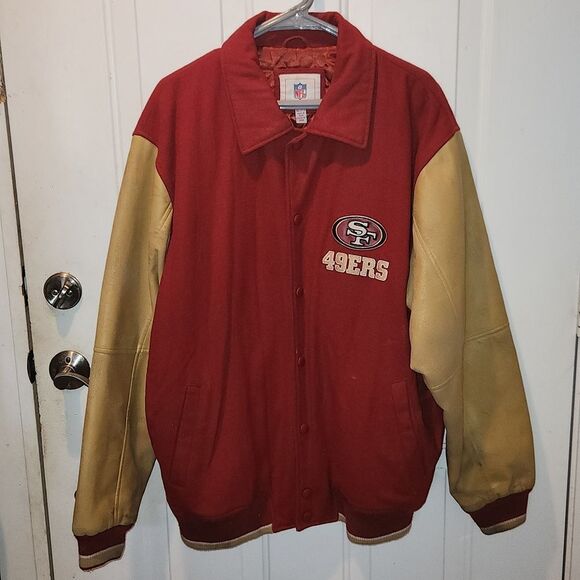 NFL San Francisco 49ers Wool Varsity Jacket XL - Picture 2 of 6